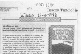 Ventana al sur  [artículo] Lilioska Yankovic.