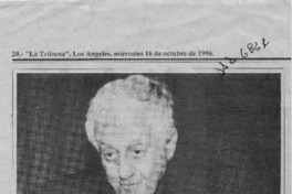 "No me gusta ser hombre público"  [artículo].