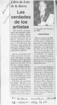 Las Verdades de los artistas  [artículo].