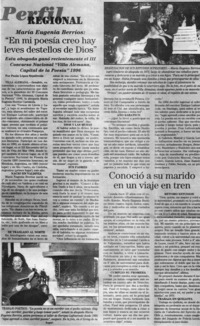 "En mi poesía creo hay leves destellos de Dios"