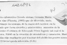 Lectura de reflexión  [artículo] G. R.