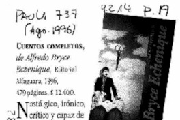 Cuentos completos  [artículo] G. R.