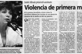 Violencia de primera mano