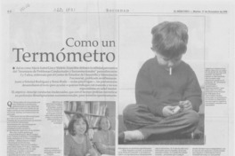 Como un termómetro