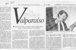 El poeta de Valparaíso  [artículo] Alvaro Inostroza B.