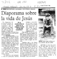 Diaporama sobre la vida de Jesés  [artículo].