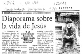 Diaporama sobre la vida de Jesés  [artículo].