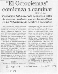 "El Octopiernas" comienza a caminar  [artículo].
