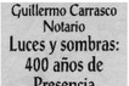 Luces y sombras, 400 años de presencia agustina en Chile