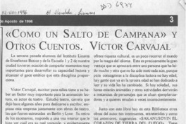 "Como un salto de campana" y otros cuentos  [artículo].