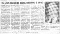 Una pasión atravesada por los celos, última novela de Edwards