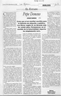 Pepe Donoso  [artículo] Sergio Marras.