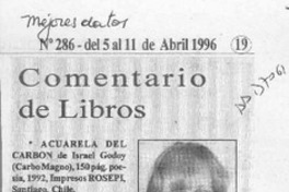 Acuarela del carbón  [artículo] Rocío L'Amar.