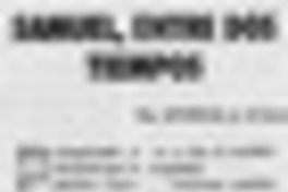 Samuel, entre dos tiempos