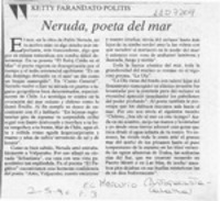 Neruda, poeta del mar