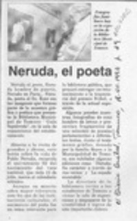 Neruda, el poeta