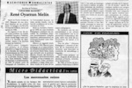 René Oyarzún Melín  [artículo] Carlos René Ibacache I.