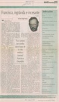 Francisca, ingrávida e incesante