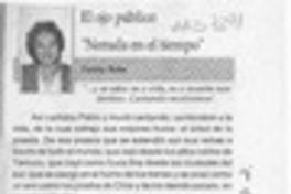 El ojo público "Neruda en el tiempo"  [artículo] Fanny Ross.