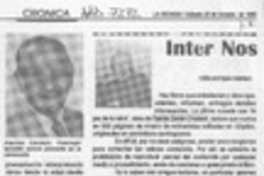 Inter Nos  [artículo] Enrique Neiman.
