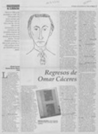 Regresos de Omar Cáceres