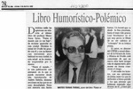 Libro humorístico-polémico  [artículo].