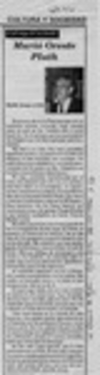 Murió Oreste Plath  [artículo] Baldo Araya Uribe.