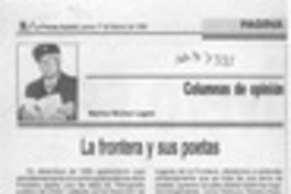 La Frontera y sus poetas  [artículo] Marino Muñoz Lagos.