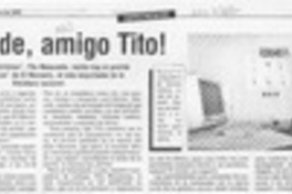 Grande, amigo Tito!