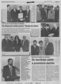 Tito Matamala recibió premio "Revista de libros"