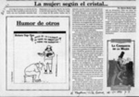 La mujer, según el cristal --  [artículo] Marino Muñoz Lagos.