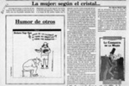 La mujer, según el cristal --  [artículo] Marino Muñoz Lagos.