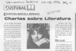 Charlas sobre literatura  [artículo].