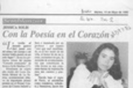 Con la poesía en el corazón