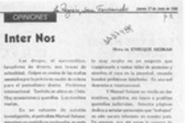 Inter nos  [artículo] Enrique Neiman.