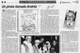 Un pirata llamado Andrés  [artículo] Gonzalo Jiménez Rojas.
