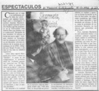 Skármeta nos visitó --  [artículo].