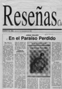 En el paraíso perdido  [artículO] Arturo Volantines.