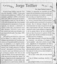 Jorge Teillier  [artículo] Juan Gabriel Araya G.