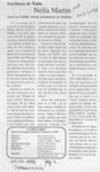 Nella Martin  [artículo].