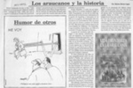 Los araucanos y la historia  [artículo] Marino Muñoz Lagos.