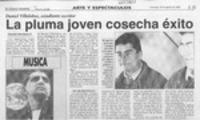 La pluma joven cosecha éxito  [artículo] Eduardo Henríquez O.