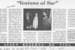 "Ventana al sur"  [artículo].