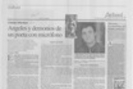 Angeles y demonios de un poeta con micrófono