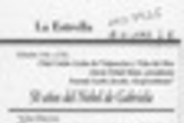 50 años del Nobel de Gabriela  [artículo] Ramón Lorenzo.