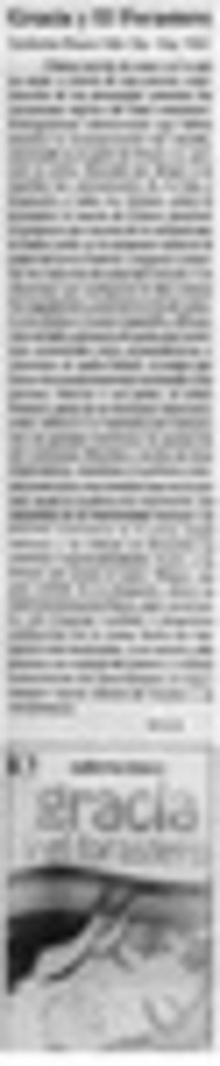 Gracia y el forastero