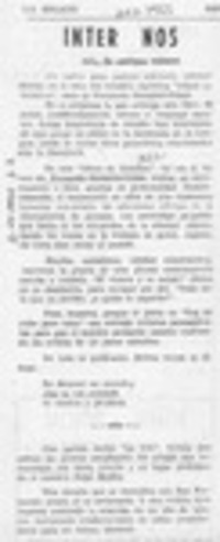 Inter Nos  [artículo] Enrique Neiman.