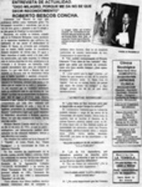 "Digo milagro, porque me da no sé qué decir reconocimiento"