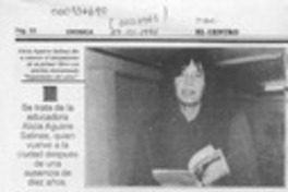 Periodista talquina publicó libro con poesías  [artículo].