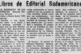 Libros de editorial sudamericana